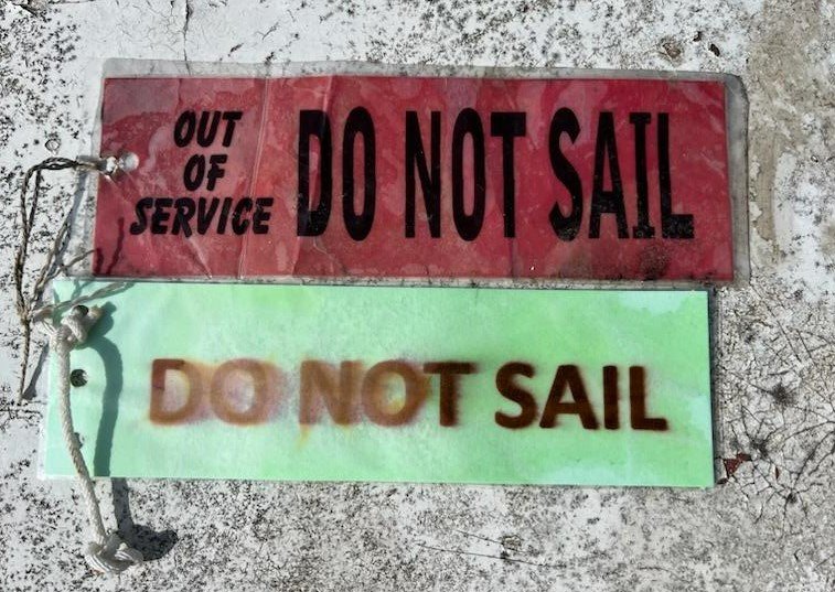 DO NOT SAIL 1